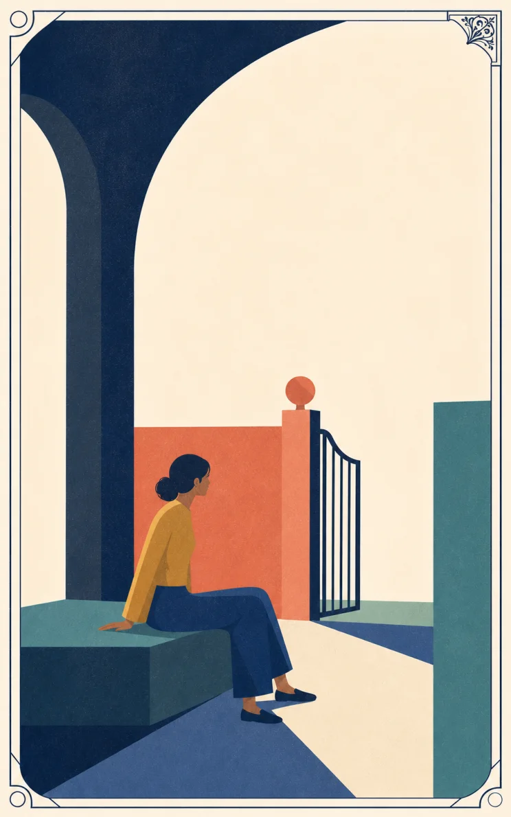 Modern symbolic illustration for The Emperor